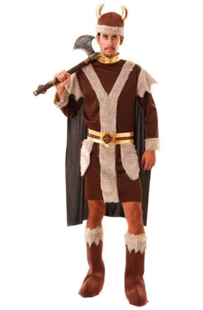 Disfraz de Vikingo Bravo talla adulto