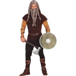 Disfraz de Vikingo Poderoso - Guerrero Valiente para Hombre Adulto **