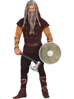 Disfraz de Vikingo Poderoso - Guerrero Valiente para Hombre Adulto **