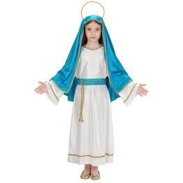 Disfraz de Virgen María lujo niña