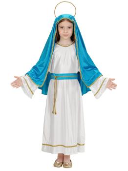 Disfraz de Virgen María lujo niña