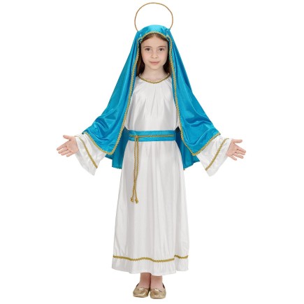 Disfraz de Virgen María lujo niña