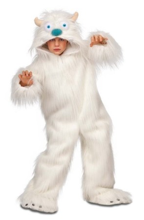 Disfraz de Yeti Blanco para Niño.