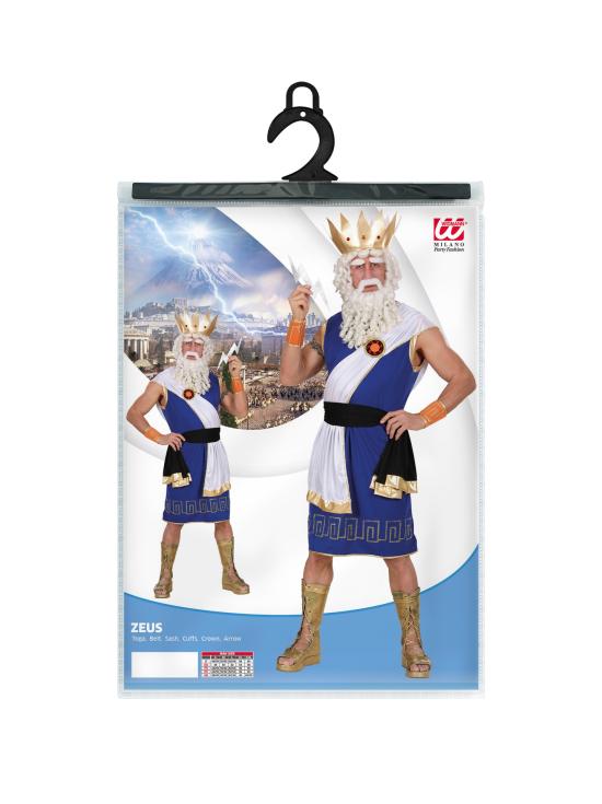 Disfraz de Zeus para hombre: conviértete en el rey de los dioses del Olimpo