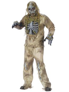 Disfraz de zombi esqueleto para adulto EEUU