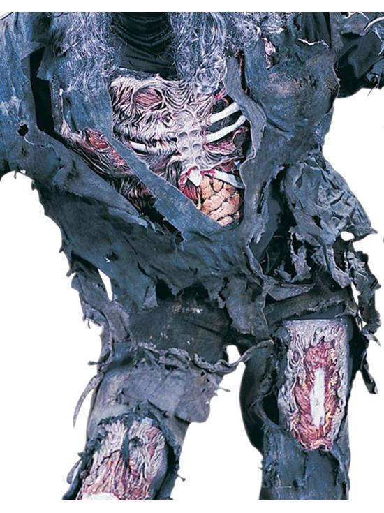 Disfraz de zombie hambriento 3D para hombre