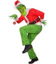 Disfraz del Grinch Monstruo Navideño para Adulto