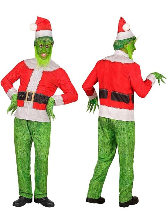 Disfraz del Grinch Monstruo Navideño para Adulto