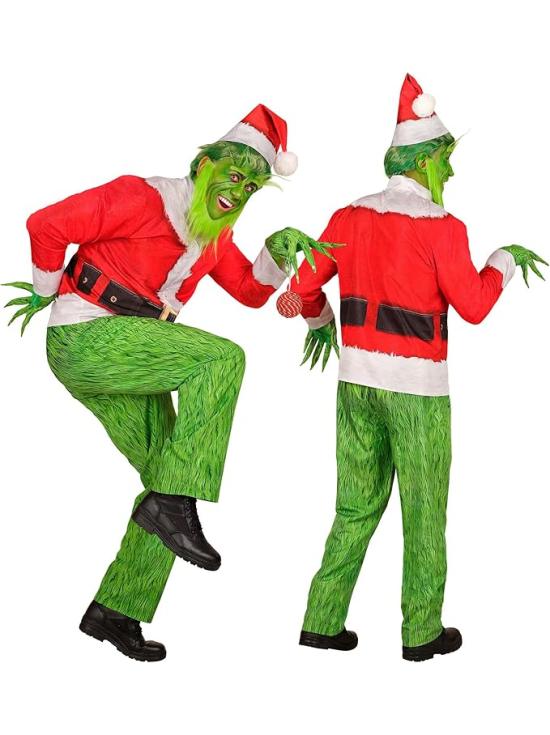 Disfraz del Grinch Monstruo Navideño para Adulto