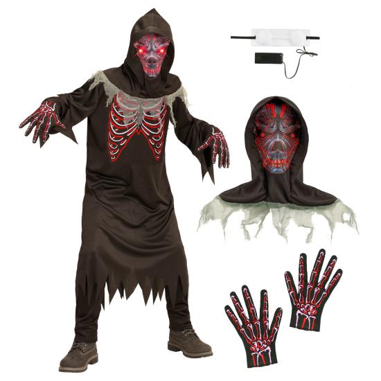 Disfraz Demonio Ojos Luminosos niños