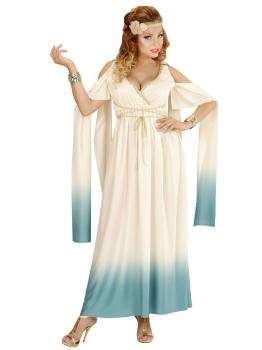 Disfraz Diosa Romana Azul para Mujer.