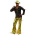 Disfraz Disco Chico Oro Talla adulto