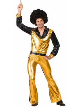 Disfraz Disco Dorado para Hombre