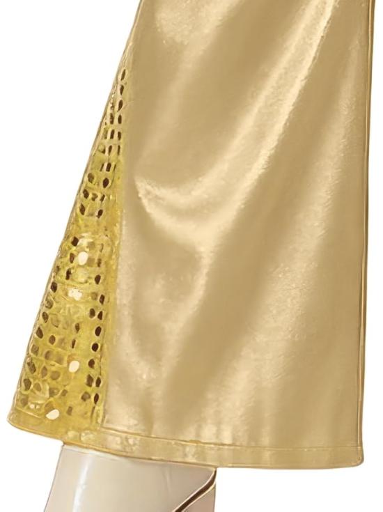 Disfraz Disco Dorado para Mujer Años 70