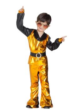 Disfraz Disco Dorado para Niño
