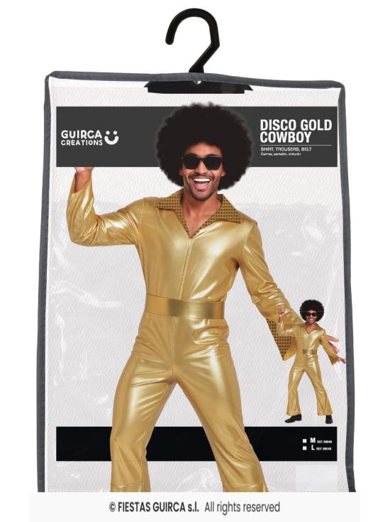 Disfraz Disco Gold Cowboy para Hombre