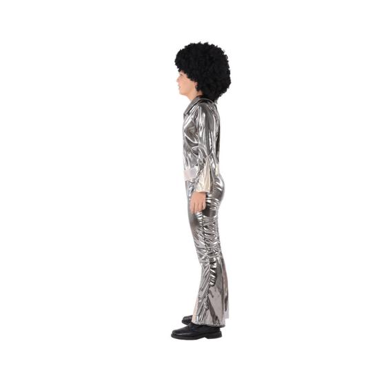 Disfraz Disco Plata Mono de niños Disfraz Disco Plata Mono de niños
