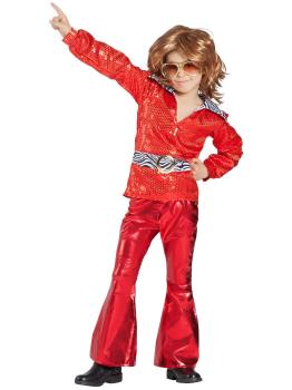 Disfraz Disco Rojo para Niño