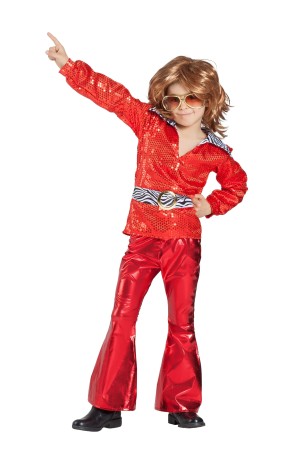 Disfraz Disco Rojo para Niño