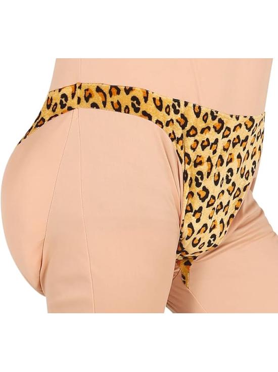 Disfraz Divertido de Miss Bikini Leopardo para Hombre Adulto **