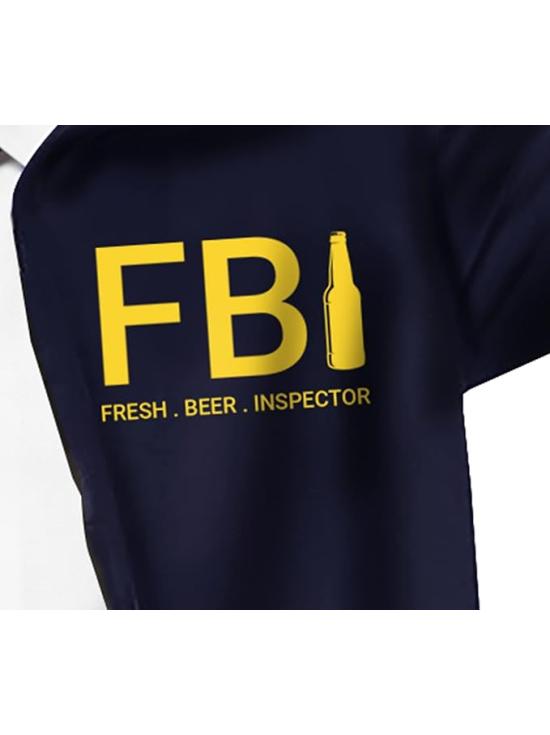 Disfraz Divertido FBI Cervecero adulto **