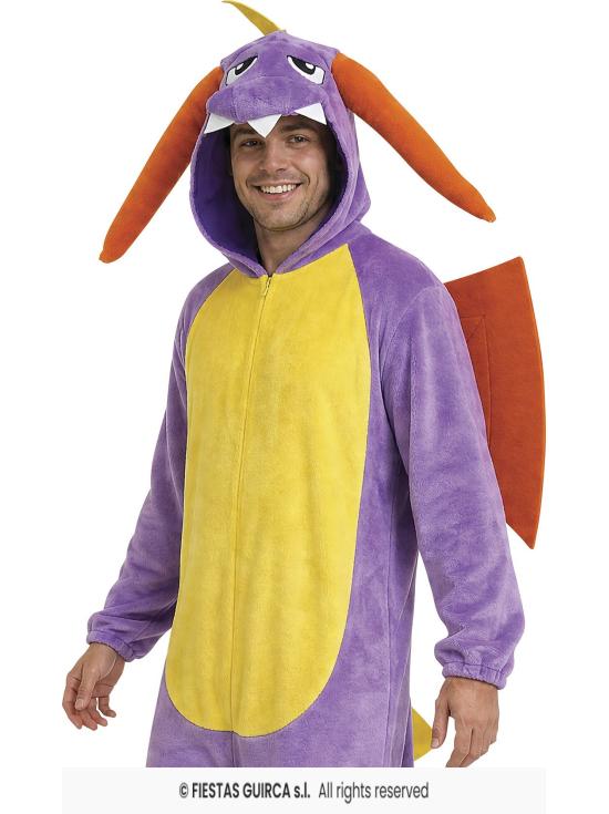 Disfraz Dragón  Morado Pokemon Talla única adulto unisex