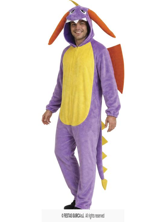 Disfraz Dragón  Morado Pokemon Talla única adulto unisex