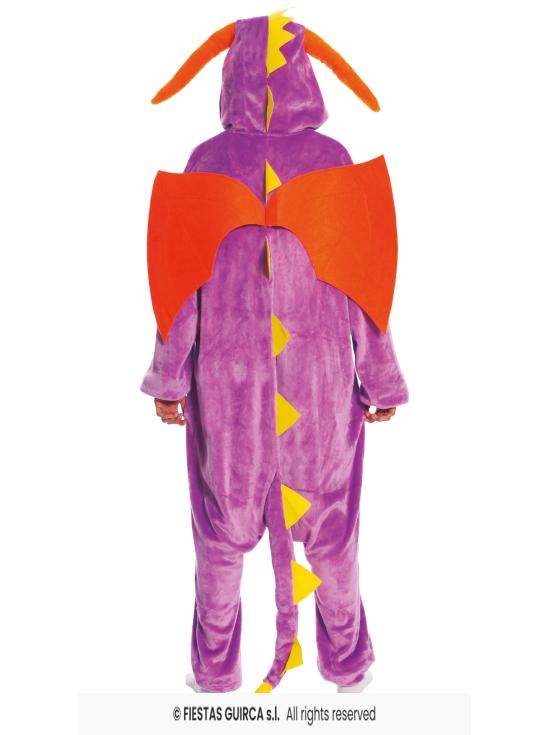 Disfraz Dragón  Morado Pokemon Talla única adulto unisex