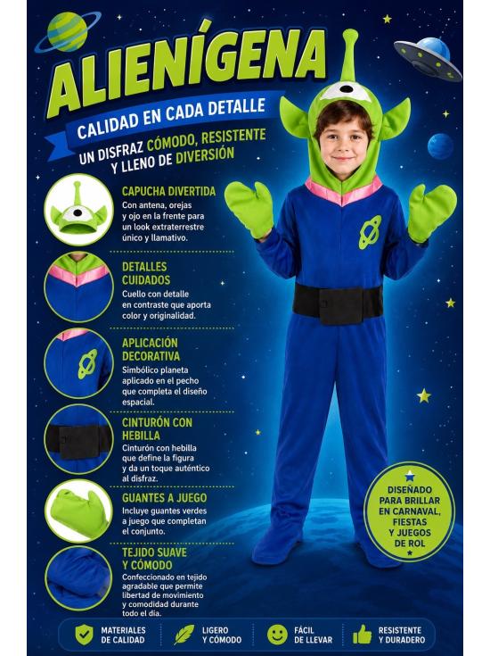 Disfraz Dragon Ball Piccolo talla infantil