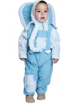 Disfraz Elefantito Azul  talla 18 meses