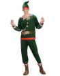 Disfraz Elfo Ayudante de Papá Noel para adulto