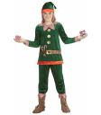 Disfraz Elfo ayudante Papá Noel Talla infantil.