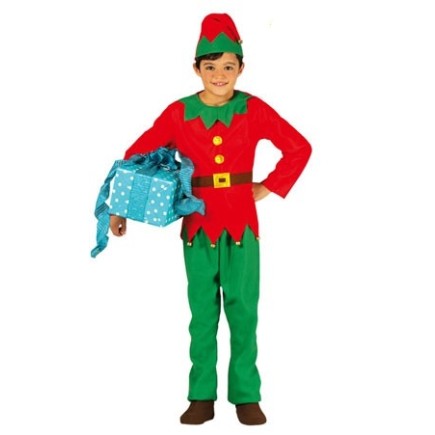 Disfraz infantil Elfo Papá Noel.