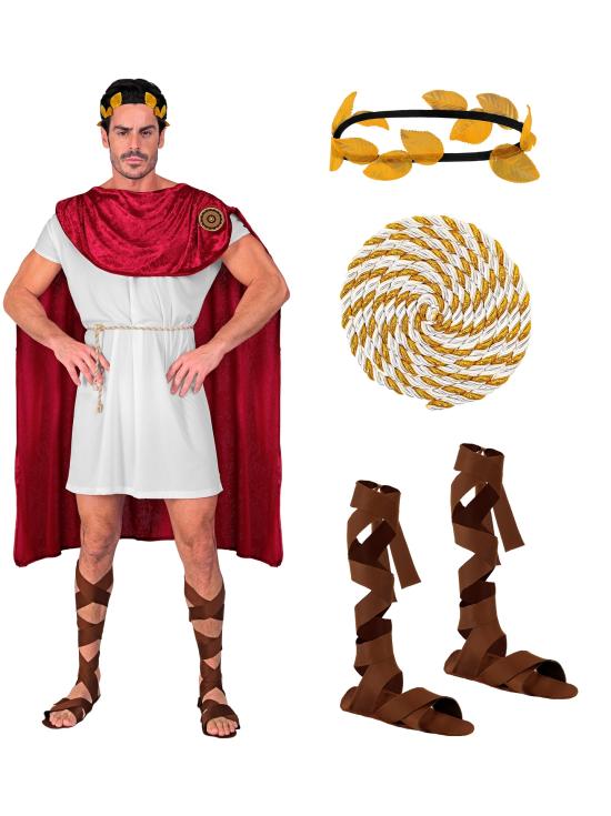 Disfraz Emperador romano Claudio talla adulto