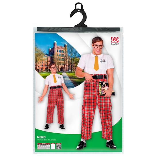 Disfraz Empollón para adulto Disfraz Empollón para adulto