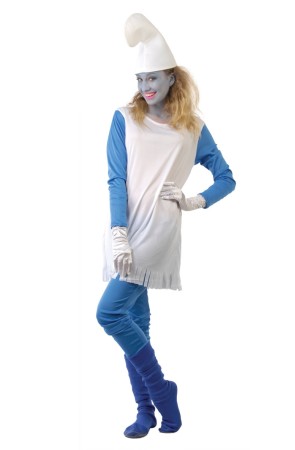 Disfraz Enaníta Azul mujer