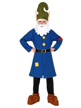 Disfraz Enanito Blancanieves Azul talla infantil