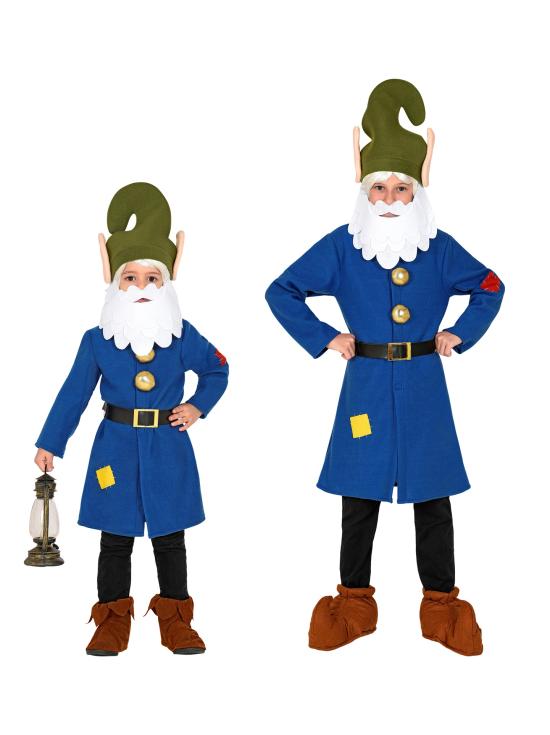 Disfraz Enanito Blancanieves Azul talla infantil
