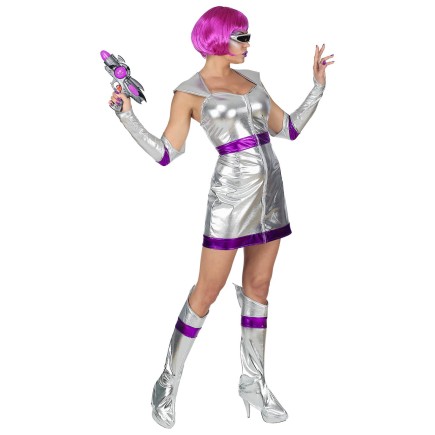 Disfraz Espacial Plata para Adulta