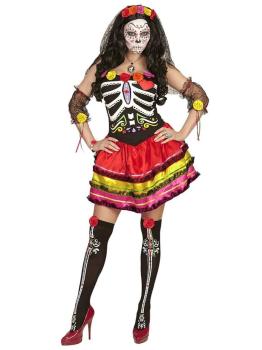 Disfraz Esposa Día de los Muertos Catrina Luxe para adulta