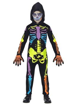 Disfraz Esqueleto Colorido talla infantil.