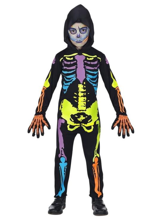 Disfraz Esqueleto Colorido talla infantil.