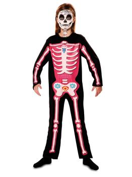 Disfraz Esqueleto Día de lo Muertos niñas