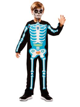 Disfraz Esqueleto Día de lo Muertos niños