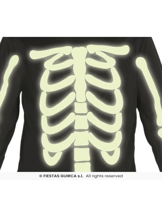 Disfraz  Esqueleto Fluorescente infantil