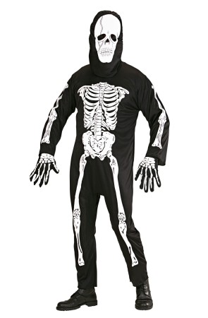 Disfraz Esqueleto Noche para adulto