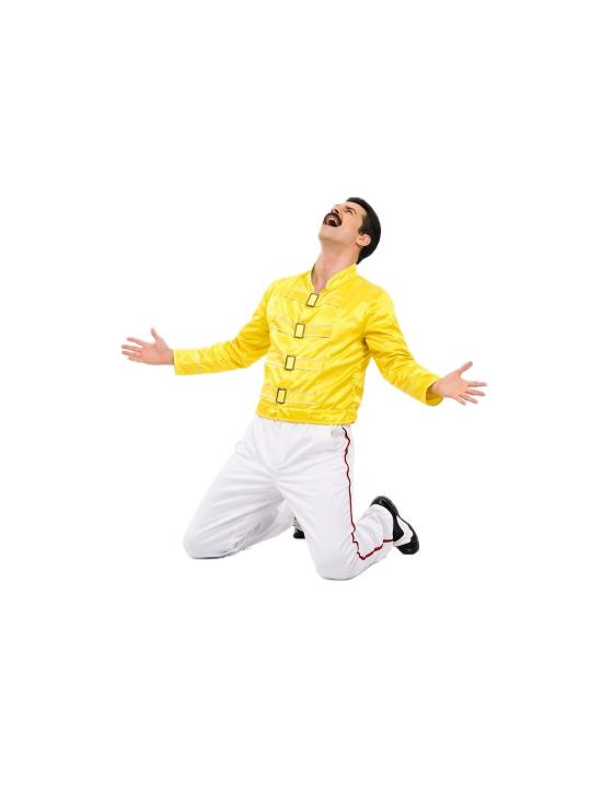 Disfraz Estrella del Rock  Freddie Mercury adulto