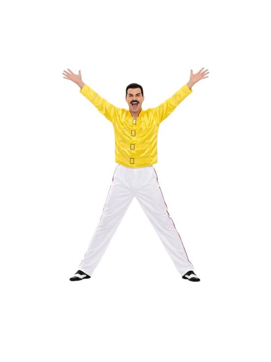 Disfraz Estrella del Rock  Freddie Mercury adulto