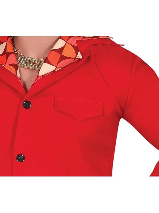 Disfraz Estrella Disco Rojo Hombre