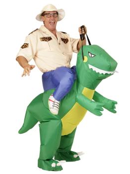 Disfraz Explorador  Dinosaurio Hinchable talla única adulto